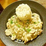 豚肉で！なんちゃって☆ビーフストロガノフ♪